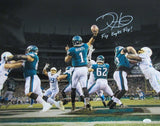 Jalen Hurts Auto/Inscr "Fly Eagles Fly!" 16x20 Photo Philadelphia Eagles JSA5594