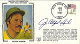 Catfish Hunter Signed Oakland A's Envelope BAS Y19906