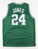 Sam Jones Signed Boston Celtics Jersey Inscribed "HOF 83" (PSA COA) Died in 2021