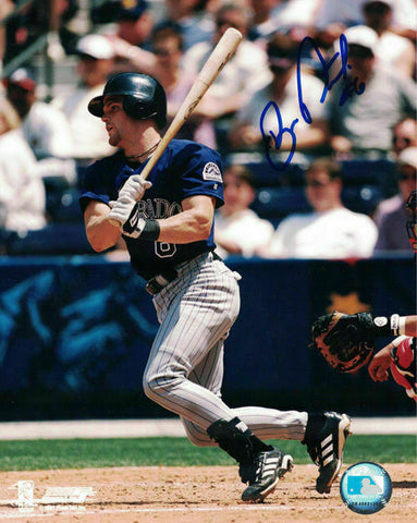 Ben Petrick Autographed/Signed Colorado Rockies 8x10 Photo 12735