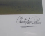 Johnny Unitas Autographed Signed Framed 25x32 Lithograph Colts PSA/DNA C21079