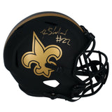 Rashid Shaheed Autographed Saints Eclipse Full Size Speed Helmet Beckett