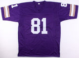 Carl Eller Signed Minnesota Vikings Jersey (JSA) 1969 NFL Champ / HOF 2004 / D.E