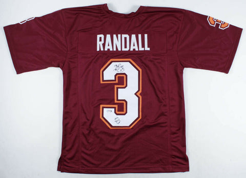 Bryan Randall Signed Virginia Tech Hokies Jersey PSA Holo/ ACC Player Year 2004