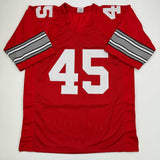 Autographed/Signed Archie Griffin Ohio State Red College Football Jersey BAS COA