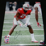 MARSHON LATTIMORE AUTOGRAPHED SIGNED OHIO STATE BUCKEYES 16x20 PHOTO JSA