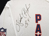 Walter Payton Autographed Framed Hall of Fame White T-Shirt Bears 34 JSA