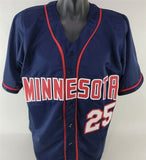 Byron Buxton Signed Minnesota Twins Custom Jersey (Beckett Witness Certified)