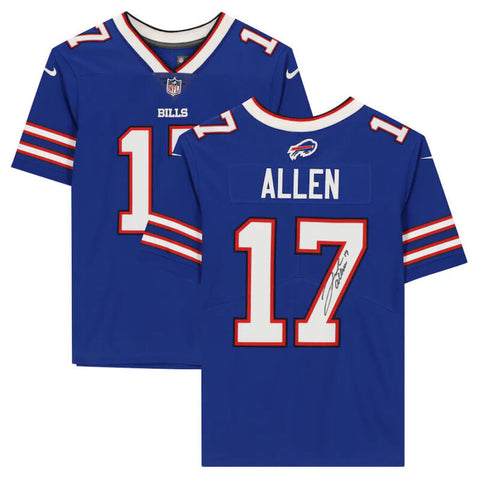 Josh Allen Autographed Buffalo Bills Nike F.U.S.E. Blue Limited Jersey Beckett