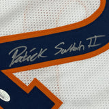 Autographed/Signed Patrick Surtain II Denver White Football Jersey JSA COA Auto