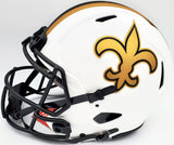 DREW BREES AUTOGRAPHED SAINTS LUNAR ECLIPSE FULL SIZE AUTH HELMET BECKETT 197108