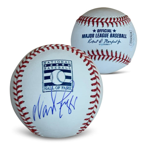Wade Boggs Autographed Hall of Fame HOF Logo Signed Baseball JSA COA With Case