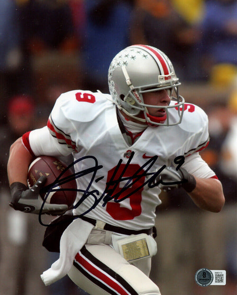 Brian Hartline Autographed Ohio State Buckeyes 8x10 Photo Beckett 47326