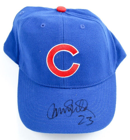 Ryne Sandberg Signed Chicago Cubs Adjustable Cap (Beckett) 1984 Chicago Cubs Hat