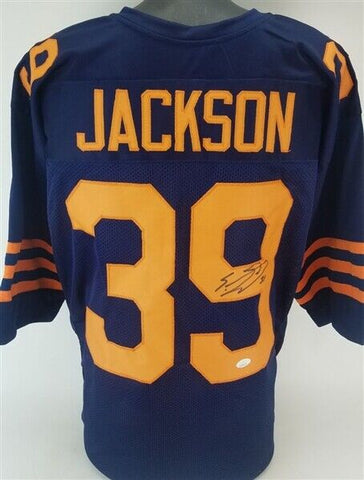 Eddie Jackson Signed Bears Color Rush Jersey (JSA COA) Chicago 2017 4th Rd Pick