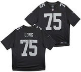 Raiders Howie Long "HOF 00" Signed Black Nike Limited Jersey BAS Witnessed