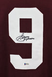 Redskins Sonny Jurgensen Signed Maroon Champion Throwbacks Vintage Jersey BAS