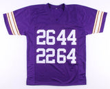 Minnesota Vikings Greats Jersey Signed by 4 / Foreman, Smith, Krause, & McDaniel