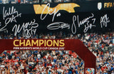 US Women's Soccer Team Signed 16x20 World Cup Trophy Photo- Beckett *Silver