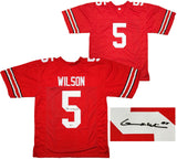 OHIO STATE BUCKEYES GARRETT WILSON AUTOGRAPHED RED JERSEY BECKETT BAS 201971