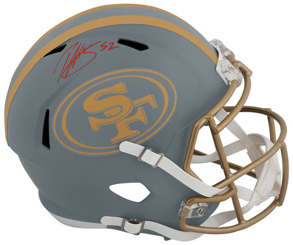 Patrick Willis Signed 49ers SLATE Riddell Full Size Speed Replica Helmet -SS COA