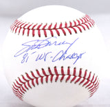 Steve Garvey Signed Rawlings OML Baseball w/ 81 WS Champs - Beckett W Hologram