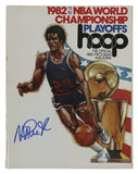 Lakers Magic Johnson Signed 1982 NBA World Championship Program BAS Wit #WY56246