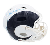Kurt Warner Signed Los Angeles Rams Speed Full Size AMP NFL Helmet