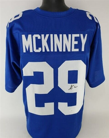 Xavier McKinney Signed New York Giants Jersey (JSA COA) 2020 2nd Round Pk / Bama