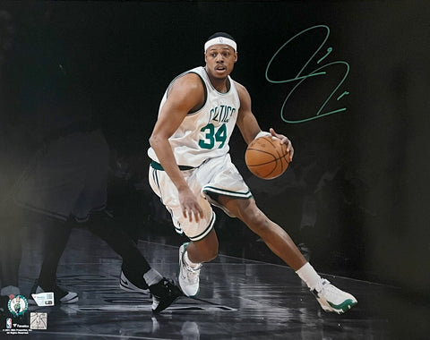 Paul Pierce Autographed/Signed Boston Celtics 16x20 Photo FAN 44475