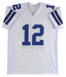 Roger Staubach Signed Dallas Cowboys Jersey (Beckett) 2xSuper Bowl Champion QB