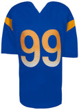 Aaron Donald Signed Blue Custom Football Jersey - (BECKETT COA)