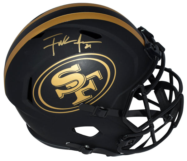 FRANK GORE SIGNED SAN FRANCISCO 49ERS ECLIPSE FULL SIZE SPEED HELMET BECKETT