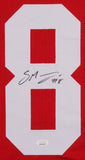 Stanley Morgan Jr. Signed Nebraska Cornhuskers Jersey (JSA COA) Bengals W.R.