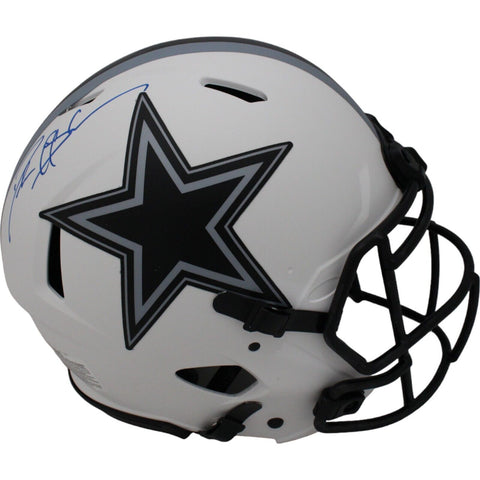 Deion Sanders Signed Dallas Cowboys Lunar Authentic Helmet BAS 45426