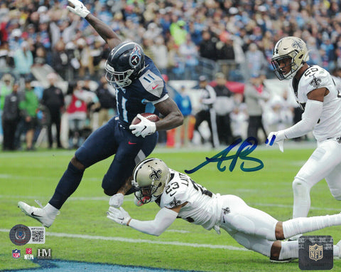 AJ Brown Autographed/Signed Tennessee Titans 8x10 Photo Beckett BAS 33395