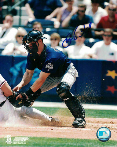 Ben Petrick Autographed/Signed Colorado Rockies 8x10 Photo 15325