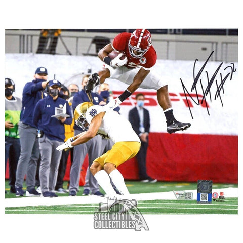 Najee Harris Autographed Alabama Crimson Tide 8x10 Photo - Fanatics (Hurdle)