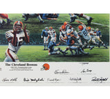 1964 Championship Game Multi Signed Cleveland Browns Unframed Lithograph Print