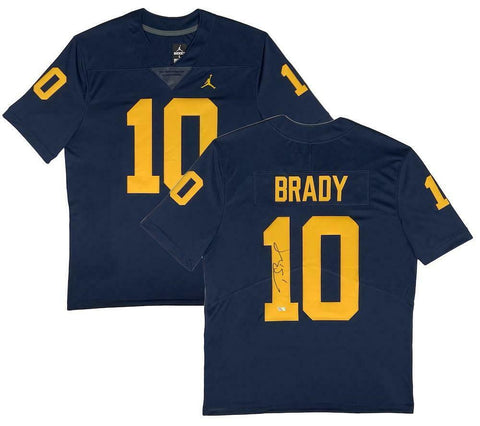 TOM BRADY Autographed Michigan Wolverines Jordan Brand Limited Jersey FANATICS