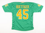 Rudy Ruettiger Signed Notre Dame Fighting Irish Jersey (JSA COA) An Irish Legend