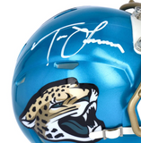 Trevor Lawrence Autographed Jaguars Flash Mini Speed Helmet Fanatics