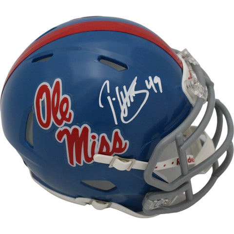 Patrick Willis Signed Ole Miss Running Rebels Mini Helmet Beckett 44430