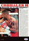 Diego Corrales Autographed Signed Magazine Page Photo PSA/DNA #S48432