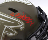 Kyle Pitts Autographed Falcons Salute to Service Mini Helmet Beckett 1W528563