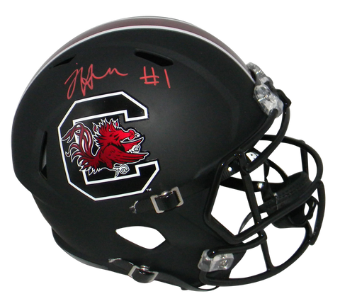 JAYCEE HORN SIGNED SOUTH CAROLINA GAMECOCKS FULL SIZE SPEED HELMET BECKETT