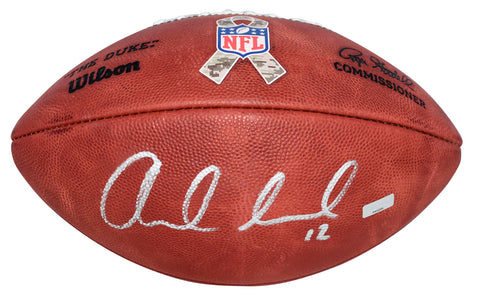 ANDREW LUCK SIGNED INDIANAPOLIS COLTS SALUTE TO SERVICE NFL WILSON FOOTBALL