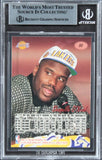 Lakers Shaquille O'Neal Authentic Signed 1996 Ultra #55 Card BAS Slabbed