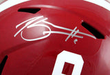 Bryce Young Autographed Alabama Crimson Tide F/S Speed Helmet-Beckett W Hologram