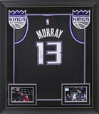 Kings Keegan Murray Authentic Signed Black Nike Framed Jersey JSA #AR73559